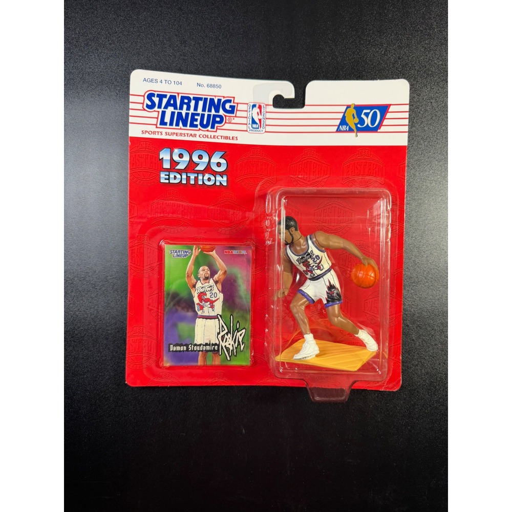 1996 Kenner Starting Lineup Damon Stoudamire Toronto Raptors Rookie Card Figure